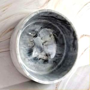 Bol et plat de service de luxe en résine polie durable – Compatible lave-vaisselle, personnalisable, design européen moderne pour la maison et les réceptions - Product Image 2