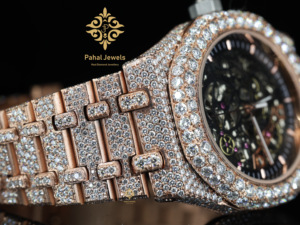 Montre de luxe glacée en moissanite 925 pour unisexe, qualité VVS avec testeur de diamant VVS1, 100% tendance hip-hop - Product Image 2