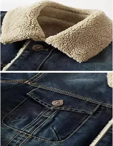 Veste en jean pour homme à confort élevé avec un style urbain moderne, une construction en tissu robuste et un lavage en jean classique pour une utilisation quotidienne - Product Image 4