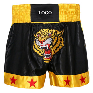 Pantalones Cortos de Boxeo MMA Muay Thai MESS SPORTS al por Mayor para Hombre - Verano 2024 Transpirables 100% Poliéster con Estampado Digital Personalizado - Product Image 4