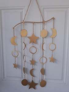 Décoration murale phases de lune et étoiles produit de qualité supérieure à bas prix tentures murales phases de lune - Product Image 3