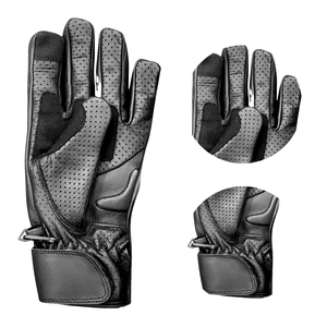 Guantes de Motociclismo de Invierno para Dedos Completos, Cuero de Cabra, Agarre Reforzado en la Palma, Protección de Nudillos Duros, Pantalla Táctil, Uso Diario - Product Image 5