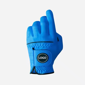 Guante de Golf de cuero Cabretta bordado con logotipo personalizable de alta calidad, protección UV, equipo deportivo OEM suave, diseño de bienvenida - Product Image 3