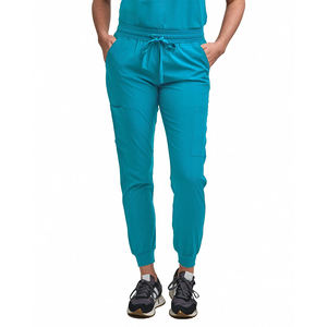 Uniformes Antiarrugas para Damas, Cuello en V, Media Manga, Cintura Elástica, Uniformes de Enfermería Unisex con Logotipo Personalizado - Product Image 4