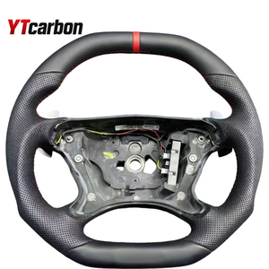 Volant en fibre de carbone LED YTcarbon pour E <span class=keywords><strong>SL</strong></span> CLS <span class=keywords><strong>350</strong></span> E550 SL55 SL63 E63 W211 R230 W211 C209 C219 W463 E230 AMG - Product Image 2