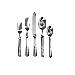 Minimaliste et simplicité ensemble de couverts en acier inoxydable dîner couteau cuillère maison cuisine restaurant vaisselle mariage événement décor - Product Image 3