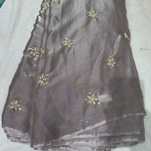 Espace soie travail broderie tissu faire à fantaisie lehenga matériel - Product Image 6