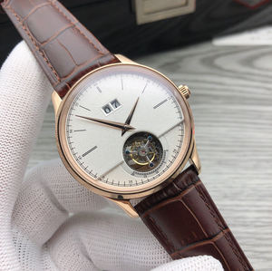 Top New Product Grand Calendar True Tourbillon Watch Sapphire <b>Mirror</b> 42mm Men's Business and Leisure Mechanical Watch - Product Image 3