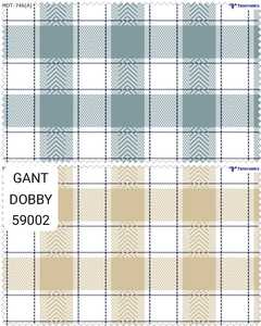ผ้าลายตารางโดบี้ย้อมเส้นด้ายคุณภาพพรีเมียม ผ้าเชิ้ตสุดหรูสำหรับเสื้อผ้าบุรุษและสตรี - Product Image 5
