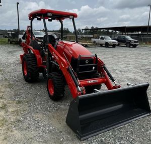 Cargadora de orugas Kubota L47 con motor diésel hidrostático de 47 HP, retroexcavadora 4x4, cargadora frontal, caja de cambios de alto momento de carga y bomba de motor - Product Image 2