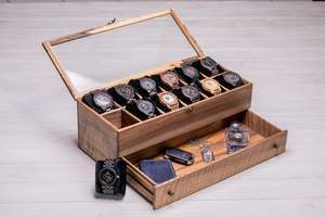 Caja de Reloj de Madera de Lujo |   Trabajo Artesanal de Alta Calidad |   Suministro al por Mayor a Granel - Product Image 2