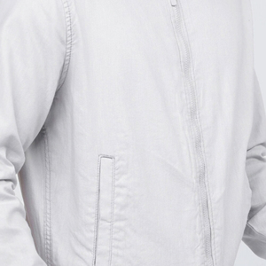 เสื้อแจ็คเก็ตบอมเบอร์หนังผู้ชาย ผ้าแคนวาส สำหรับฤดูหนาว คุณภาพสูง แฟชั่นลำลอง บาง - Product Image 3