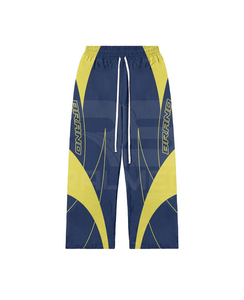 ชุดวอร์ม 2 ชิ้น กางเกงมีเชือกผูกและเสื้อแจ็คเก็ตมีฮู้ด ไนลอน 100% แถบสะท้อนแสง ชุดกันลมสำหรับทำงาน - Product Image 6