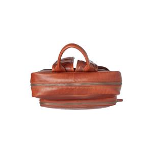 Sac à dos en cuir marron de qualité supérieure, sac pour ordinateur portable, hommes, femmes, voyage d'affaires, sac à dos vintage, sac à dos de jour, convient aux ordinateurs de 15 pouces, travail, États-Unis - Product Image 4