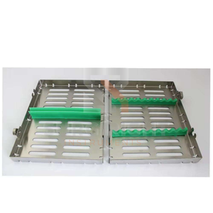 Cassettes d'instruments chirurgicaux dentaires électriques en acier inoxydable 304 (avec coussin en silicone) Poignée ergonomique 3 positions de mâchoires par Surgi Right - Product Image 1