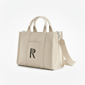 Sac fourre-tout en toile de coton géométrique imperméable antivol, taille personnalisée, pliable, avec fermeture éclair, réutilisable pour le shopping – Vente en gros - Product Image 3