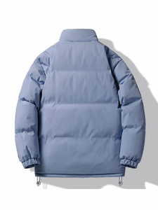 Meilleures ventes, veste matelassée d'hiver personnalisée pour hommes, nouveauté, veste en cuir respirante, imperméable, grande taille, décoration en fourrure, OEM - Product Image 4