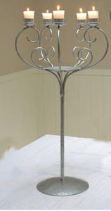 Soporte de pilar de bola de cristal dorado Pieza central de estilo Ins de metal para decoración de boda Otros portavelas Linternas y tarros - Product Image 5