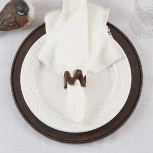 Servilleteros de papel de madera de diseño fantástico, accesorios de mesa de lujo para boda, fiesta de Navidad - Product Image 5