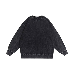 Sudadera Holgada de Moda Urbana para Otoño/Invierno, con Bordado, Manga Larga, Cierre de Cremallera, Transpirable, Resistente al Viento, 100% Algodón - Product Image 3