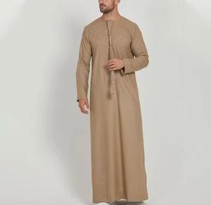 Thobes arabes pour hommes de haute qualité, Qamis, Kaftan, Jubba, vêtements islamiques, grande taille, vente en gros, Daffah, Thobe arabe, design pour garçon - Product Image 1