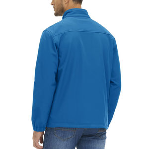 Veste d'hiver softshell pour homme en vente flash, qualité supérieure, toile confortable avec col montant et logo frontal, exclusivité en ligne - Product Image 6