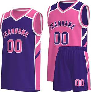 ชุดบาสเก็ตบอลกางเกงขาสั้นสำหรับทีมพิมพ์ซับลิเมชันชุด2025 - Product Image 1