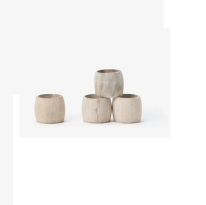 Porte-serviettes de qualité supérieure Vaisselle Porte-ronds de serviette en bois personnalisés pour mariage Design unique en bois - Product Image 4