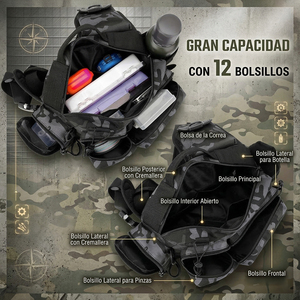 Borsa da Pesca Multifunzionale di Grande Capacità, Impermeabile, con Design Comodo da Indossare a Spalla o in Vita - Product Image 2