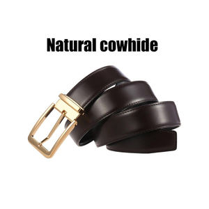 เข็มขัดหนังวัวแท้สำหรับผู้ชายเข็มขัดเหล็ก100% ทนทานเป็นมิตรกับสิ่งแวดล้อมผลิตจากปากีสถาน - Product Image 3