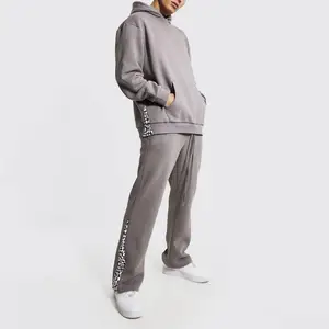 Best Supplier Flared Sweatpants And Hoodie Sets For Adults Hot Sale Tech Fleece Streetwear Flared Tracksuits