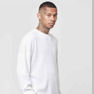 Camisetas térmicas ajustadas informales de moda para hombre de calidad superior Waffle Knit Camiseta de manga larga Soft Active para la venta - Product Image 3