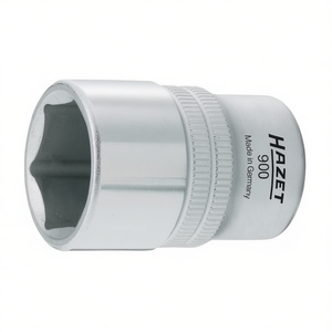 Hazet 1/2'' 6-Point Square <b>Socket</b> with Traction Profile and Knurling - Product Image 2