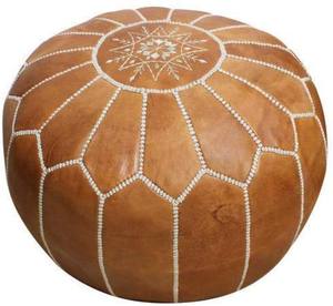 Puf con mechones de tela de cuero moderno, taburete otomano, muebles para el hogar, dormitorio, Salón Escolar, lavandería, entrada, almacén de Hotel - Product Image 1