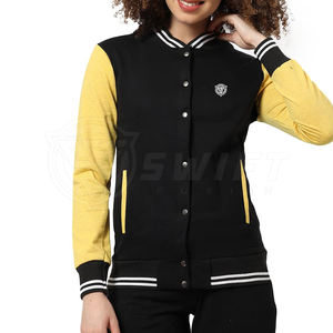 Chaquetas de Invierno de Alta Calidad para Mujer, Estilo Letterman, Tejidas, de Secado Rápido, Transpirables, con Relleno de Algodón, de Piel de Oveja Sólida de Pakistán - Product Image 1