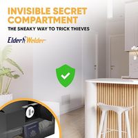 Boîte de rangement murale dissimulée avec cache-ventilation, compartiment encastré sans alimentation, solution de rangement domestique fabriquée en Chine