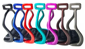 Estribos Jinn de aluminio personalizables de alta calidad, seguridad duradera, estilo occidental, carreras de caballos, varios colores, logotipo personalizado, equitación - Product Image 3