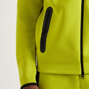 Sweat à capuche zippé pour homme, style designer, poids lourd, ultra confortable, polaire 100% coton, hiver, broderie, personnalisable - Product Image 2