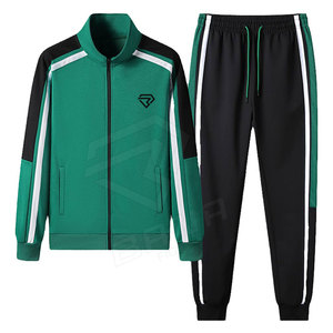 Conjunto de chándal informal de talla grande para hombre de último estilo 100% algodón verano ecológico transpirable - Product Image 2