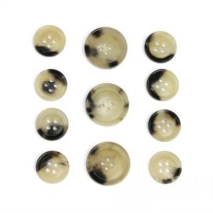 Boutons en corne de buffle naturelle, finition colorée, pour accessoires vestimentaires, haute qualité - Product Image 2