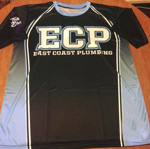 Sublimación Poliéster Camiseta Impresión personalizada Ropa deportiva de secado rápido para hombres - Product Image 1