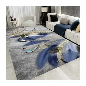 Leichte Luxus Teppich Wohnzimmer Sofa Couch tisch Matte Nordic Ins Schlafzimmer Teppich Home Full Carpet Großflächige rutsch feste Boden matte