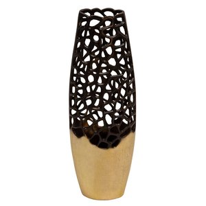 Soporte de florero de Color negro de hierro de latón AK para centros de mesa de fiesta de boda y jarrón de Metal de decoración de Navidad para el hogar - Product Image 1