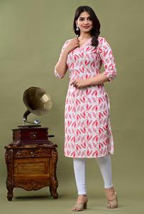 Kurti Largo de Alta Calidad, Estilo Pakistaní Indio, Diseño Bordado Elegante, Túnica Larga para Mujer para Uso Diario - Product Image 2