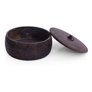Restaurants & Home Serving <b>Bowls</b> <b>Enamel</b> Print Wooden Round Shaped Fruit <b>Bowl</b> Tableware Food & Snacks <b>Enamel</b> Wooden <b>Bowls</b> - Product Image 3
