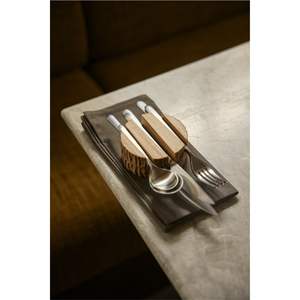 Organisateur de couverts en noyer noir de luxe, insert de tiroir personnalisé pour le rangement des cuillères et des couteaux, support de cuisine en bois durable - Product Image 3