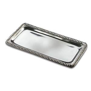 Bandeja decorativa para servir en el hogar de diseño único, bandeja para servir de acero inoxidable de la mejor calidad con asas a un precio atractivo - Product Image 4