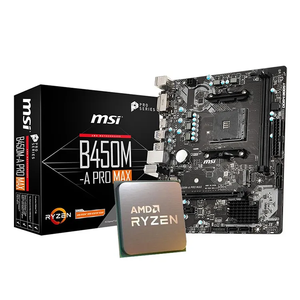 เมนบอร์ด <span class=keywords><strong>MSI</strong></span> <span class=keywords><strong>Pro</strong></span> B450M-<span class=keywords><strong>A</strong></span> <span class=keywords><strong>PRO</strong></span> MAX II (AM4 M-ATX DDR4) พร้อมชุดหน่วยประมวลผลซีพียู AMD Ryzen 7 5700X3D - Product Image 1