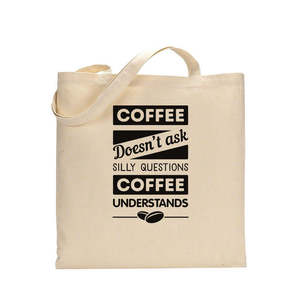 Bolsos de mano para mujer con diseño Silly Questions, accesorios elegantes inspirados en cafeterías - Product Image 3