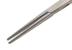 RTS kualitas tinggi Spencer Well <span class=keywords><strong>Artery</strong></span> <span class=keywords><strong>Forceps</strong></span> 150m melengkung dan lurus sepenuhnya bergerigi baja tahan karat rahang instrumen bedah - Product Image 3